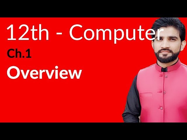 ICS Computer Part 2, Ch 1 - Overview About Data Basics - Inter Part 2 Computer
