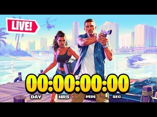 GTA 6 RELEASE COUNTDOWN 24/7 (GTA Release) (Song Requests)
