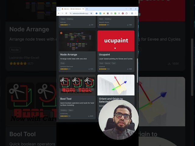 Free Add-Ons and Themes of blender from the Official Website