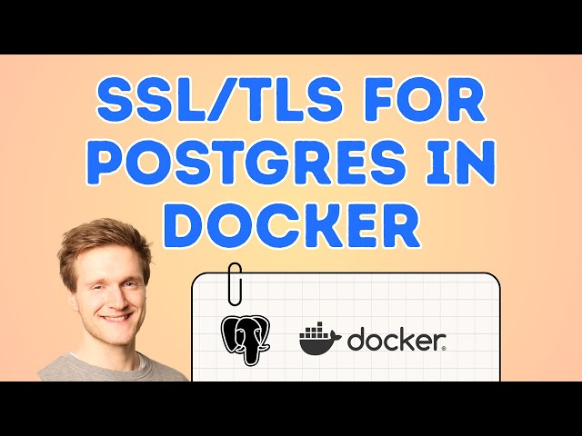 Setup SSL/TLS for PostgreSQL in Docker