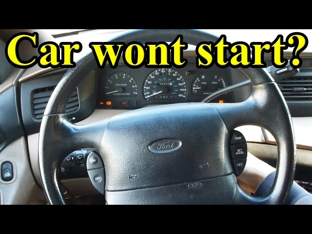 What to do if your Car won't Start