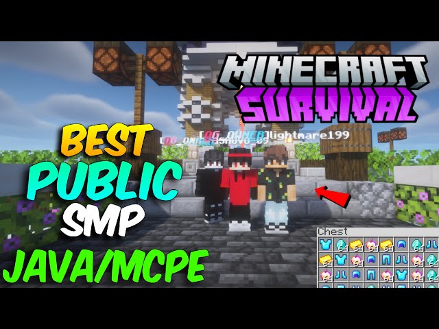 ❣️ New Best Free Public Survival SMP Minecraft 😱 | Java + PE | All Versions | Anyone Can Join 💦
