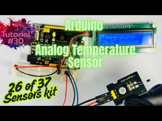 Arduino Tutorial #30: How to use Temperature Sensor with Arduino,(26 of  37 Sensor Kit)#arduino #diy