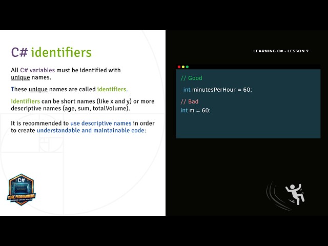 C# Lessons - Identifiers