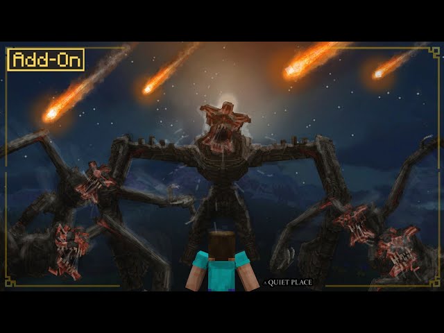 A QUIET PLACE ADD ON V3 IN MINECRAFT Stay Quiet Stay Alive