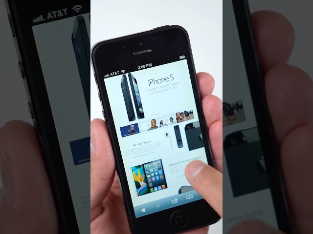 Apple website from 2012
