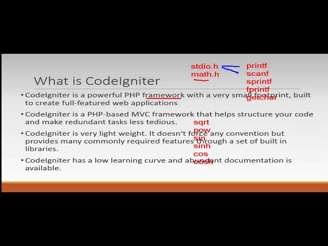Introduction to CodeIgniter