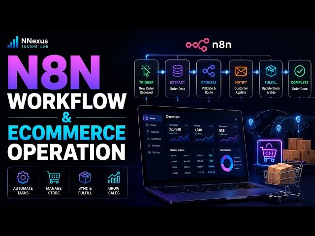 What Exact n8n Workflow to Run Your Ecommerce Operation | AI Money Systems