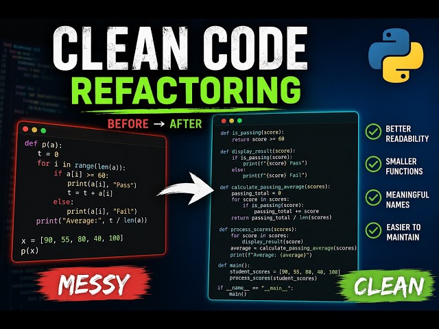 Code Refactoring and Cleanup