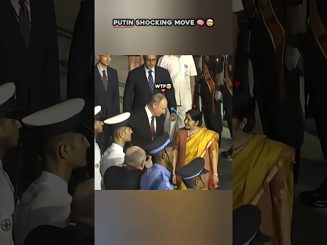 VLADIMIR PUTIN SHOCKING MOVE WENT VIRAL 😊. #Putin #India #Russia #PutinIndia