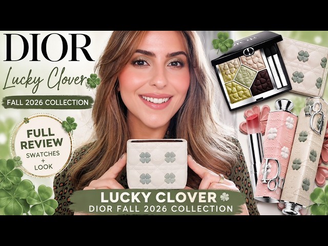 NEW Dior Lucky Clover Fall 2026 Makeup Collection 🍀 | Charmed Green Review + Tutorial