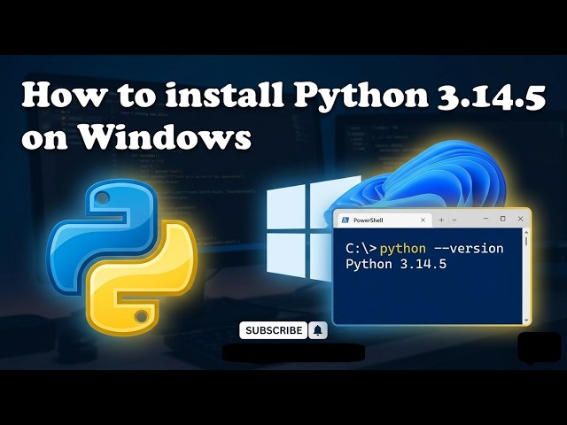 Cómo instalar Python 3.14.5 en Windows