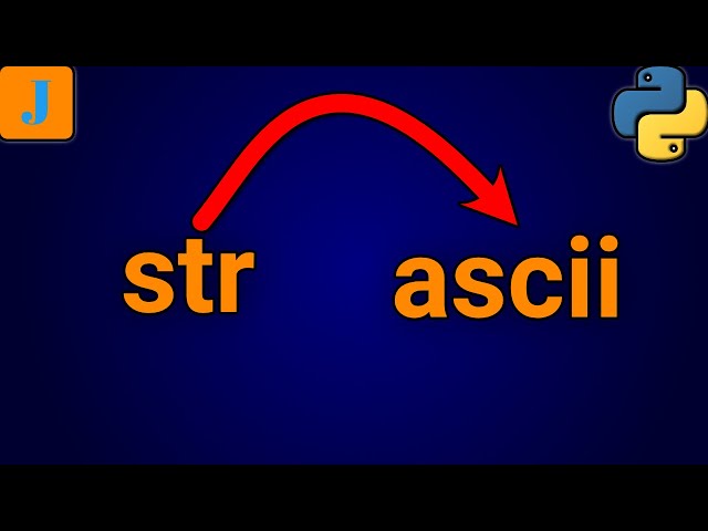 How To Convert String To ASCII In Python