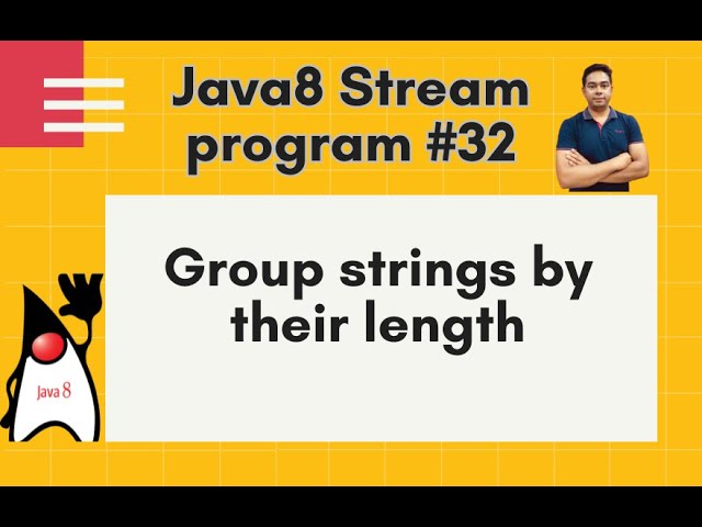 Java8 Streams Interview Question-32-Group strings by their length--by Naren