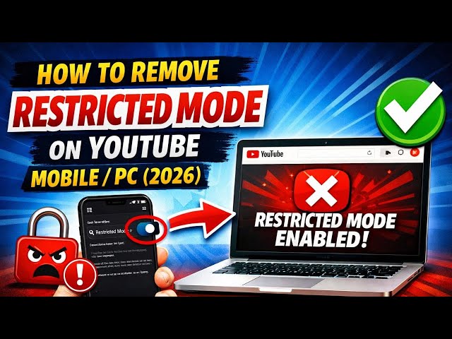 YouTube Restricted Mode Removal MADE EASY on Mobile and PC