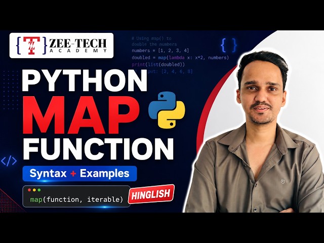 Python Map Function |  map() Function Tutorial for Beginners | Python Tutorial 2026