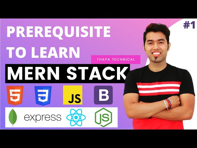 🔴 #1: Prerequisite To Learn MERN Stack in 2021 | All Resources Provided For Free