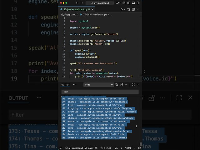 Your Own Jarvis - Python for Beginners