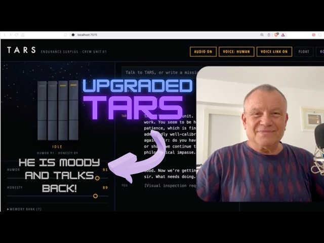 My New UPGRADED (!) AI Employee Is TARS From Interstellar (Interrupt Him Mid-Sentence)