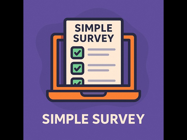 Demo - Simple Survey in Python for Beginners