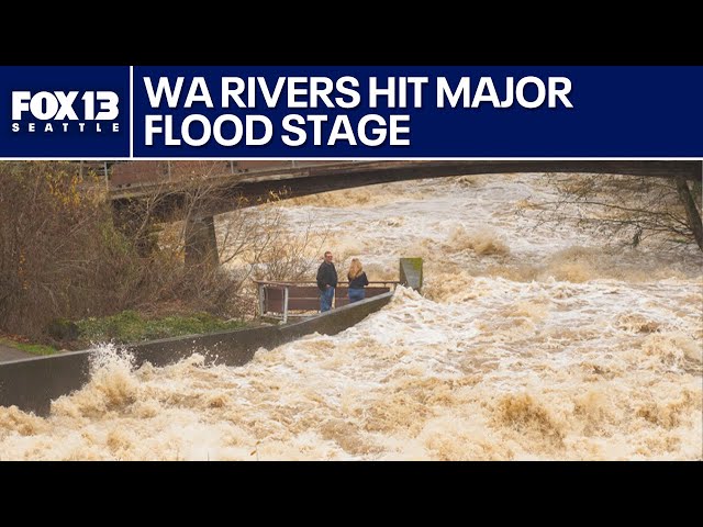 Seattle weather: Rivers hitting major flood stage | FOX 13 Seattle
