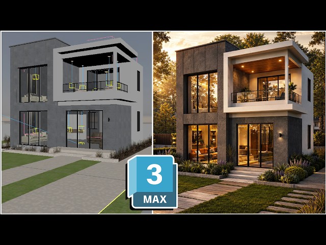 Autodesk 3dsmax + Chaos Corona tutorial for Absolute Beginners — From Zero to Hero Part 2