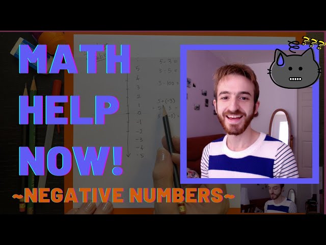 Understanding negative numbers: Make it make sense! ✏️ 💯  MATH HELP NOW