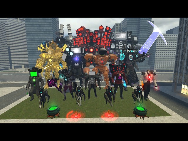Evolution Of Speakerman Titan, CameraMan Titan Vs Skibidi Toilet Bosses In Garry's Mod!