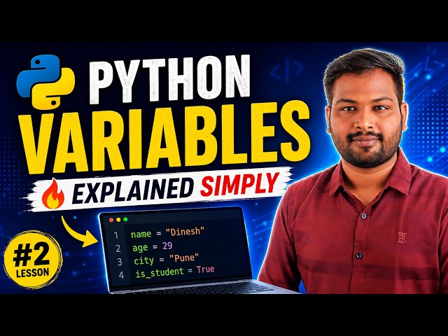 🚀 Python Variables Explained Simply | Learn Python Variables for Beginners #2
