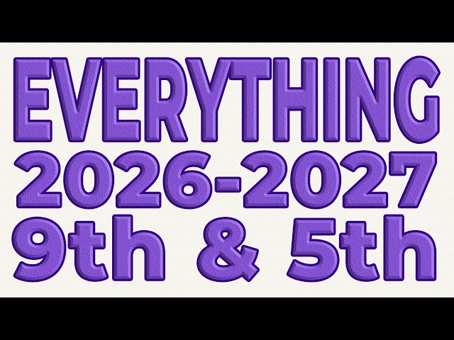 Our COMPLETE Homeschool Plan for 2026-2027 | 9th Grade + 5th Grade Curriculum & Schedule