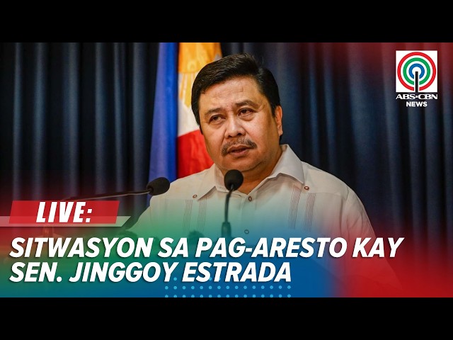 LIVE: Sitwasyon sa pag-aresto kay Sen. Jinggoy Estrada | ABS-CBN News (June 1, 2026)