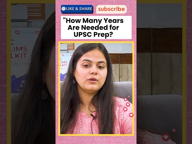 How Many Years Are Needed for UPSC Prep? UPSC Topper Shakti Dubey #shorts #ytshorts #viral