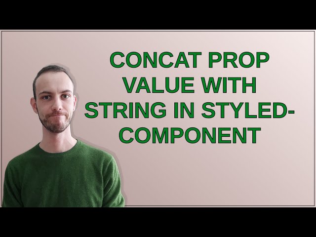 Concat prop value with string in styled-component