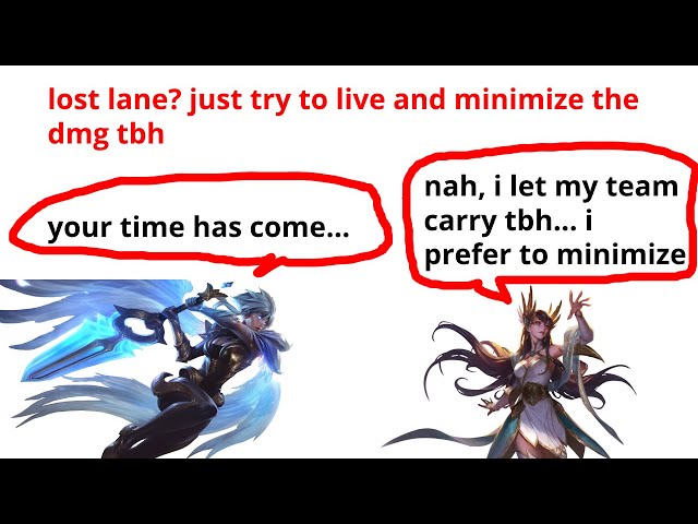 how to let your team carry when ur in a losing lane. lose lane win game | League of Legends