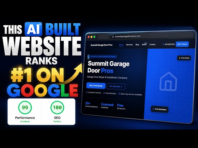 How to Build AI Websites That Rank on Google (Free Tool)