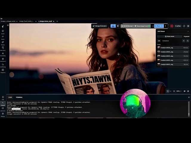 Генерация контента. Знакомство с comfyui и Z-image-turbo