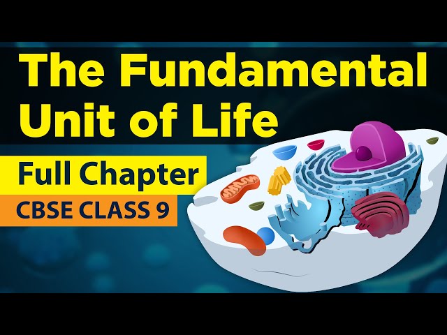 THE FUNDAMENTAL UNIT OF LIFE in 1 Shot | FULL Chapter Animation | Class 9th Biology | NCERT Science