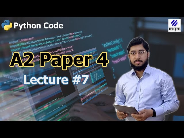 WHILE loop Python Code | Lecture 7 | Paper 4 | 9618 | By Yousuf Mateen | Urdu/Hindi