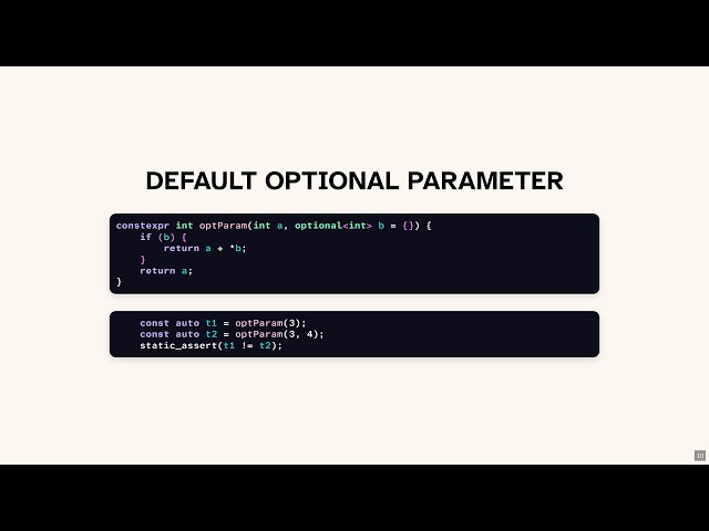 The Evolution of std::optional - From Boost to C++26 - Steve Downey - CppCon 2025