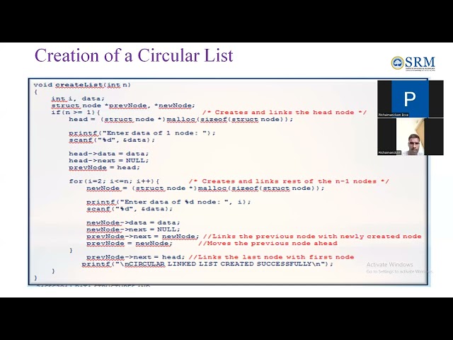 DSA   Circular Linked list