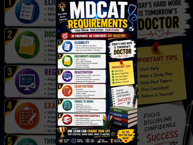🎓 MDCAT Preparation Guide 2026Planning to appear in MDCAT 2026? 
