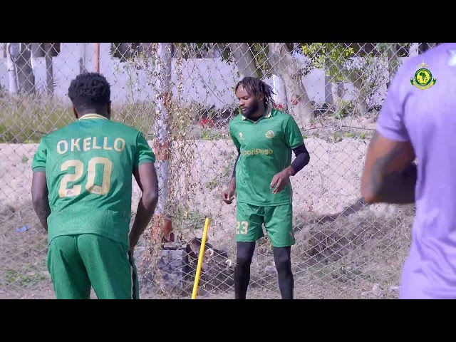 WACHEZAJI WALIVYOFANYA MAZOEZI BAADA YA MECHI DHIDI YA AL AHLY NCHINI MISRI