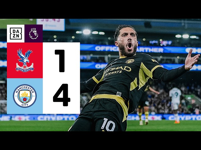 Crystal Palace vs Manchester City (1-4) | Match Highlights and Goals | Premier League Highlights