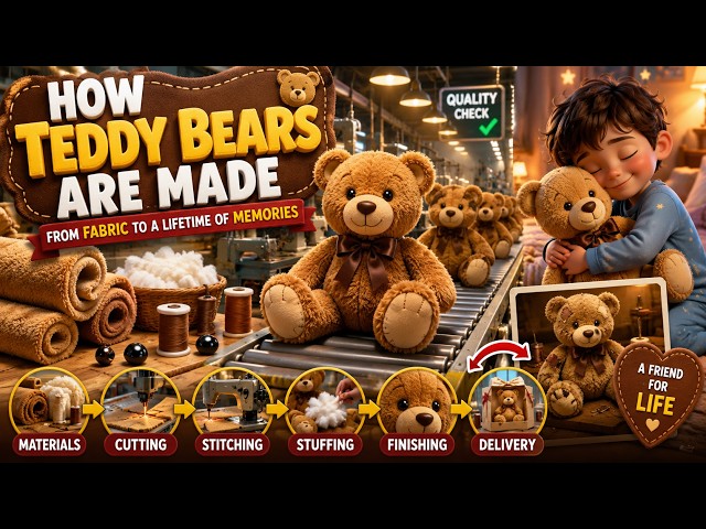 How It’s Made: The Teddy Bear That Became a Lifetime Keepsake