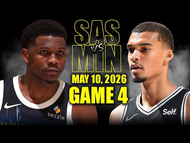 San Antonio Spurs vs Minnesota Timberwolves Full Game 4 Highlights - May 10, 2026 | NBA Playoffs