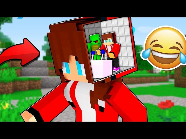 JJ and Mikey Mind Control JJ Girl in Minecraft! Maizen