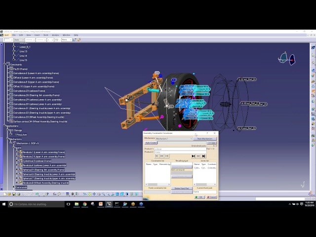 Using CATIA V5  Joints and Constraints in 3DCS