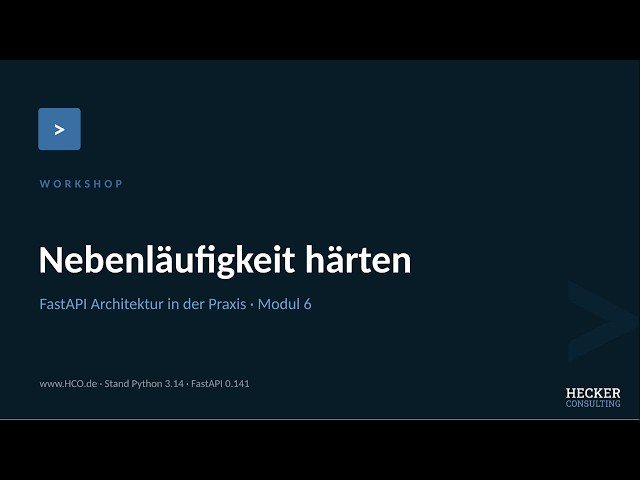 Nebenläufigkeit härten