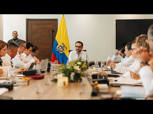 Declaración a medios del Presidente Abelardo De La Espriella, después del Consejo de Ministros