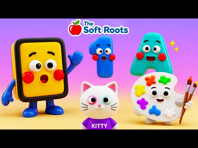 Preschool Learning activities for 3 year olds at home | Learn ABC Phonics Shapes Numbers Colors 🌈